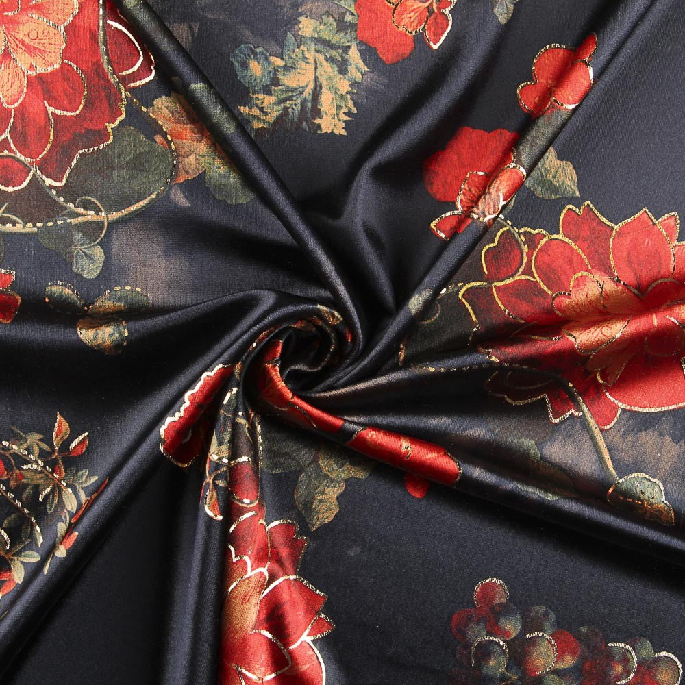 Terciopelo Lurex Roma Azul - Ribes y Casals