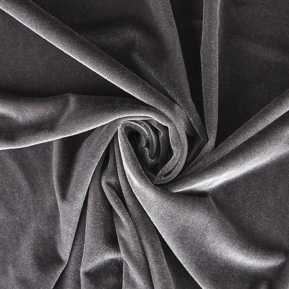 Terciopelo Lycra Gris Medio - Ribes y Casals