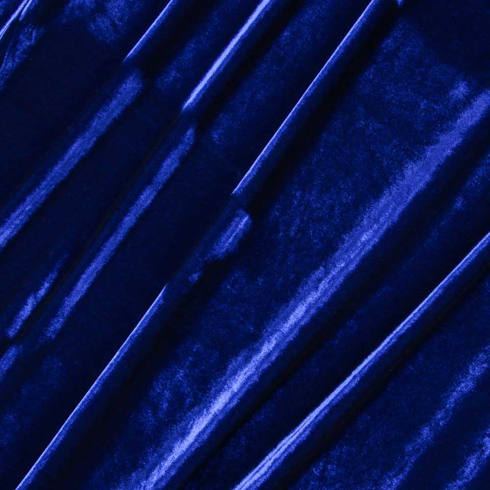 Terciopelo Lycra Metal Azulón - Ribes y Casals