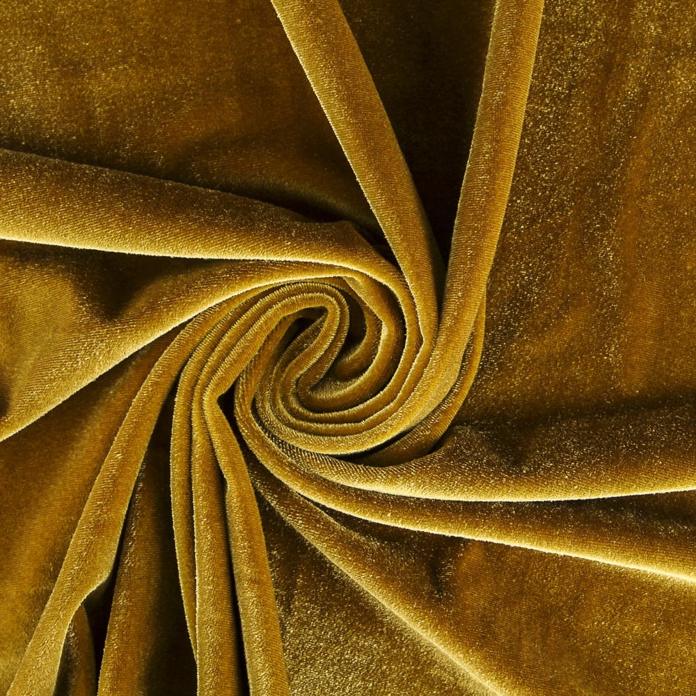 Terciopelo Lycra Ocre - Ribes y Casals