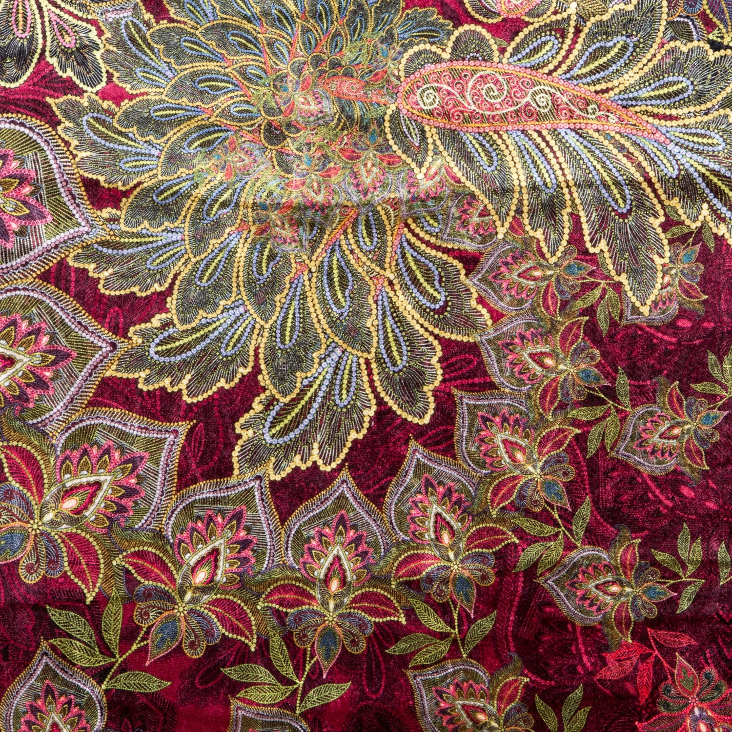 Terciopelo Mandala Granate - Ribes y Casals