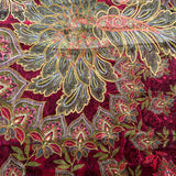 Terciopelo Mandala Granate - Ribes y Casals