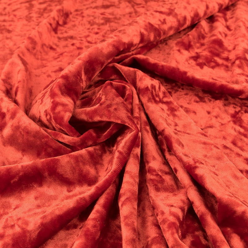 Terciopelo Moda Naranja Quemado - Ribes y Casals