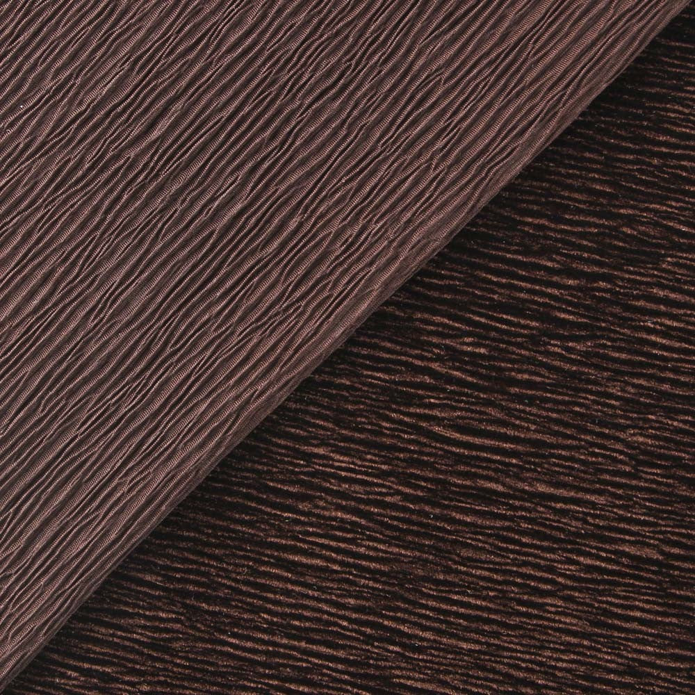 Terciopelo Plisado Marrón - Ribes y Casals