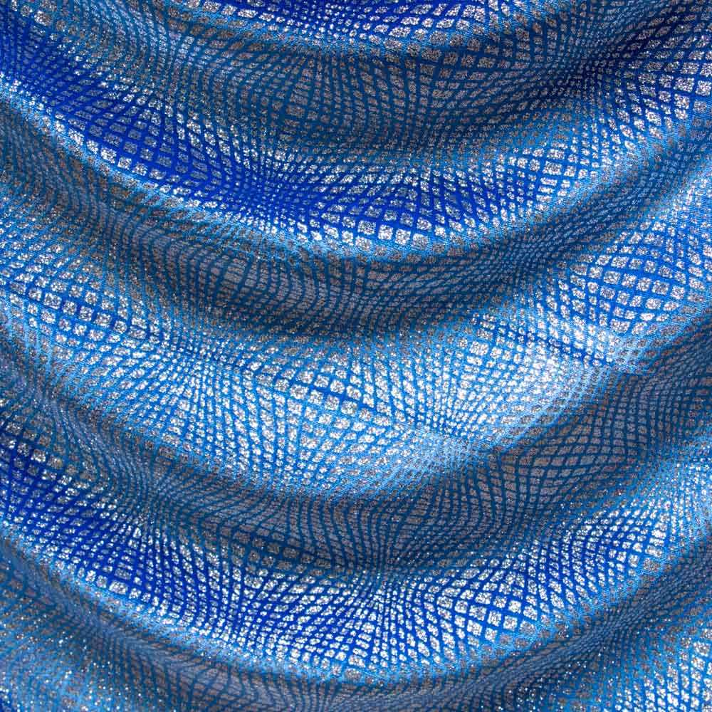 Terciopelo Purpurina Azul - Ribes y Casals