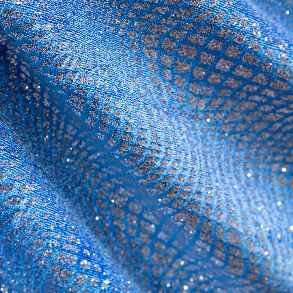 Terciopelo Purpurina Azul - Ribes y Casals