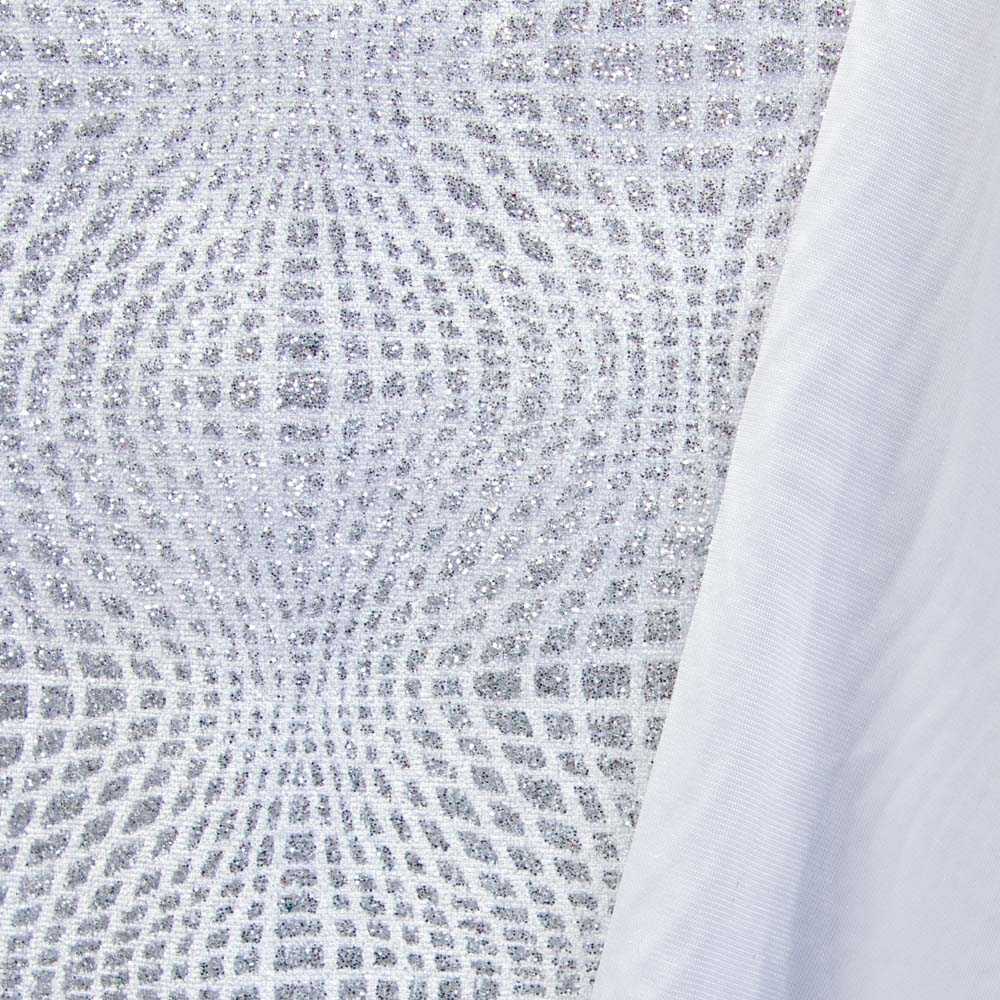 Terciopelo Purpurina Blanco - Ribes y Casals