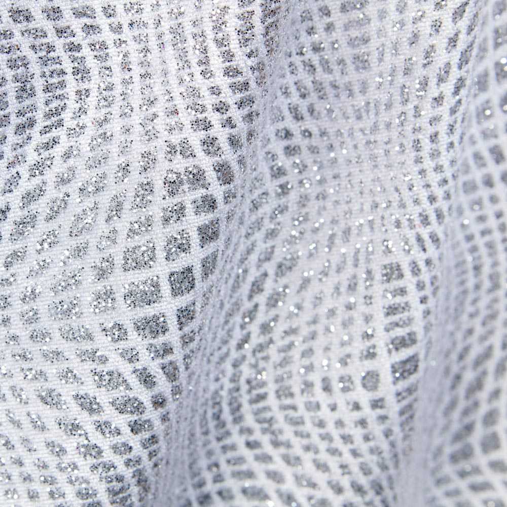 Terciopelo Purpurina Blanco - Ribes y Casals