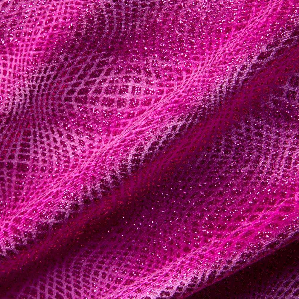 Terciopelo Purpurina Fucsia - Ribes y Casals
