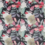 Terciopelo Tapiceria Tropical Negra - Ribes y Casals