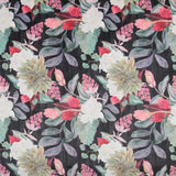 Terciopelo Tapiceria Tropical Negra - Ribes y Casals