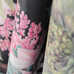 Terciopelo Tapiceria Tropical Negra - Ribes y Casals