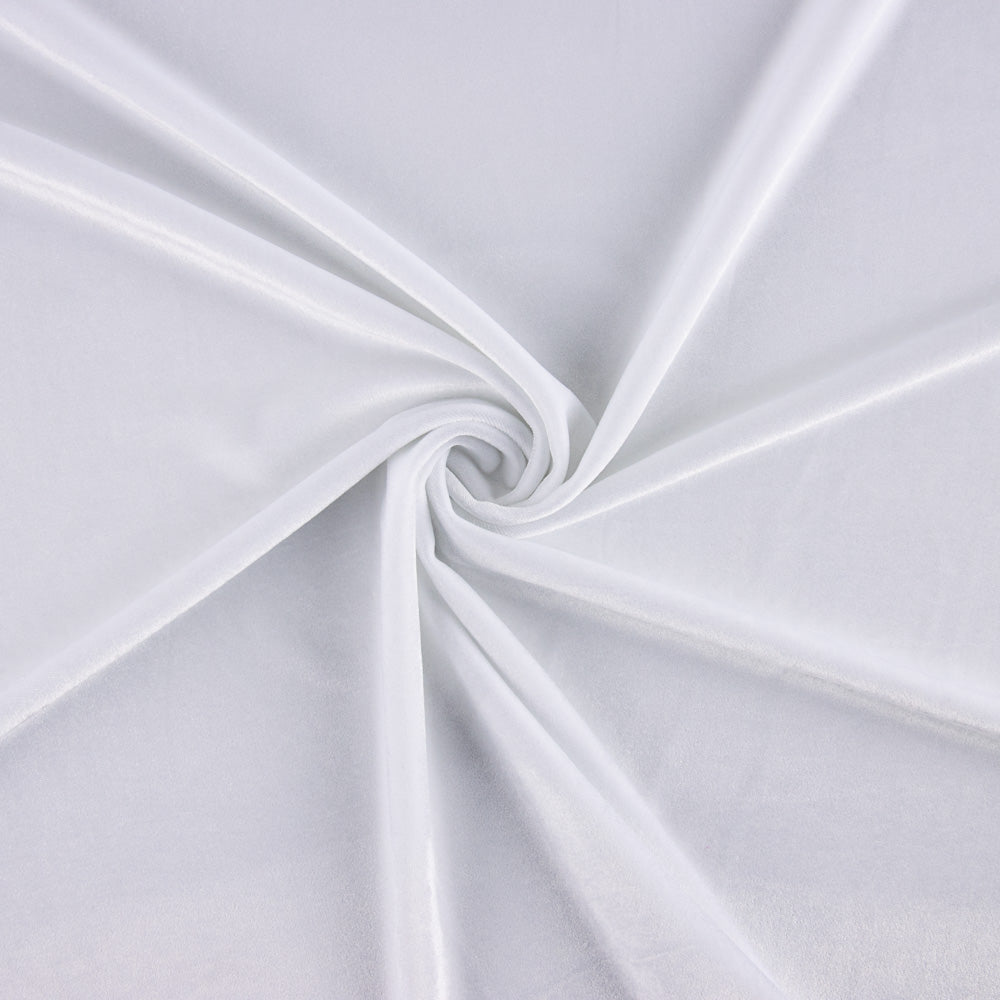 Terciopelo Bielástico Blanco - Ribes y Casals