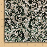 Terciopelo Spandex Brocado Verde - Ribes y Casals