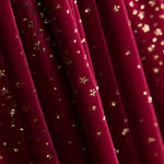 Terciopelo Spandex Destellos Grana - Ribes y Casals