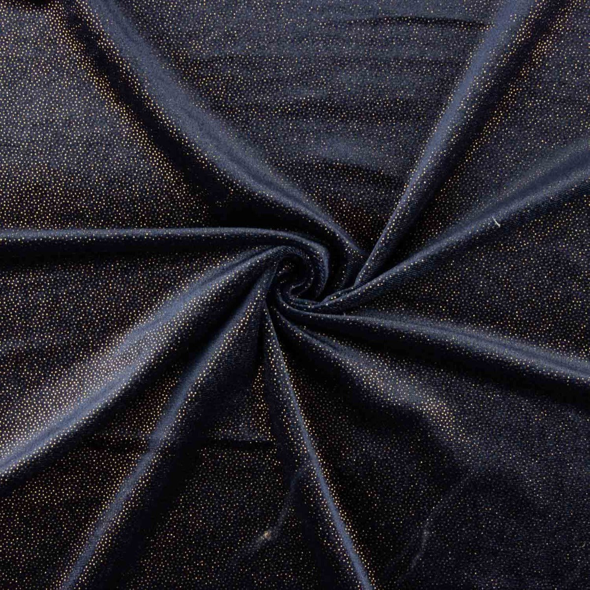 Terciopelo Licra Fantasy Gold Marino - Ribes y Casals