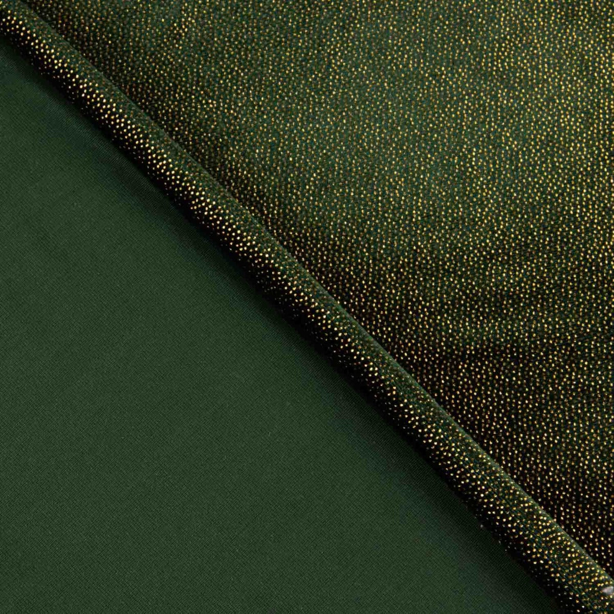 Terciopelo Licra Fantasy Gold Verde - Ribes y Casals