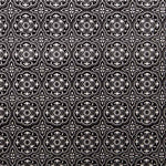 Terciopelo Lycra Geo Negro - Ribes y Casals