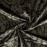 Terciopelo Lycra Maxi Flor Kaki - Ribes y Casals