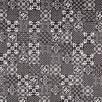 Terciopelo Lycra Mosaico Negro - Ribes y Casals