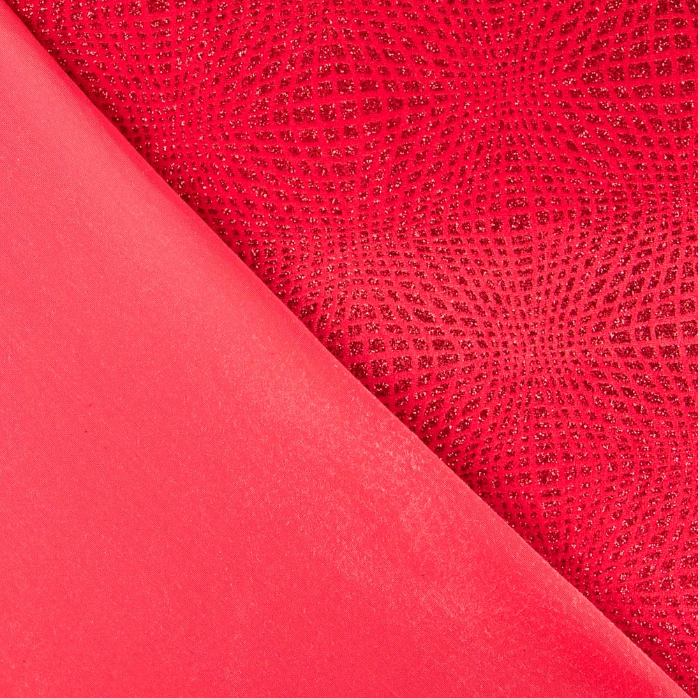 Terciopelo Purpurina Rojo - Ribes y Casals