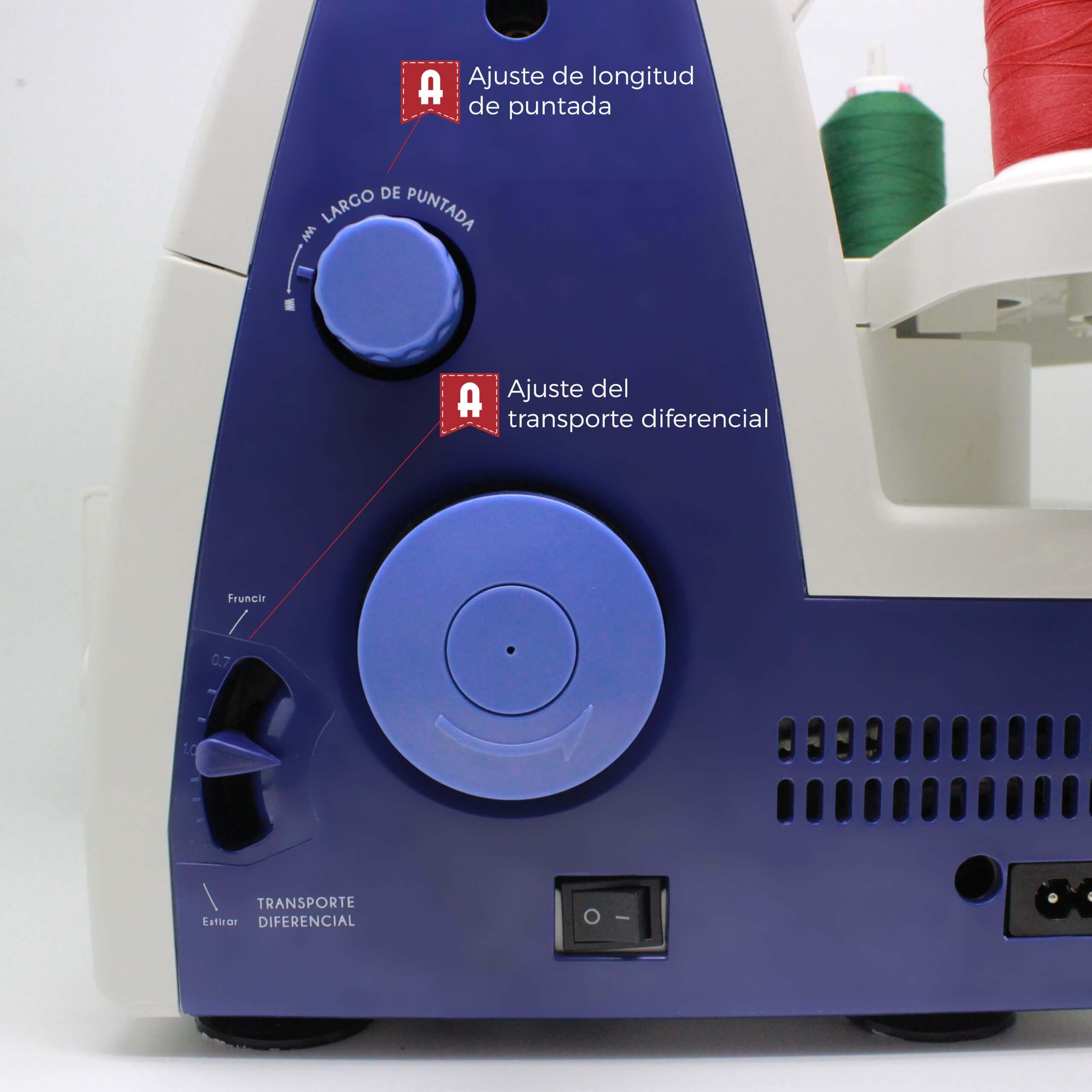 Máquina Overlock Alfa Precise Essence Remalladora - Ribes y Casals