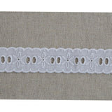 Tira Bordada Blanca 27mm - Ribes y Casals