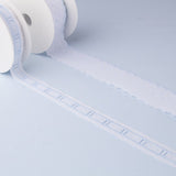 Tira de Batista Blanco y Azul 2,5cm - Ribes y Casals