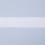 Tira de Batista Blanco y Azul 3cm - Ribes y Casals