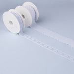 Tira de Batista Blanco y Azul 3cm - Ribes y Casals