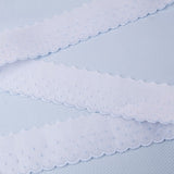 Tira de Batista Blanco y Azul 3cm - Ribes y Casals