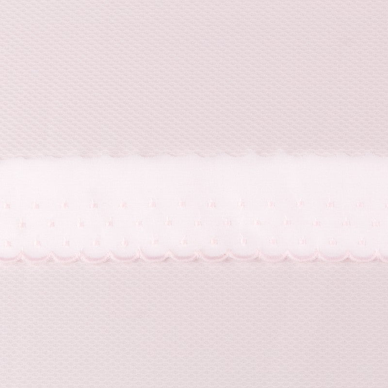 Tira de Batista Blanco y Rosa 5cm - Ribes y Casals