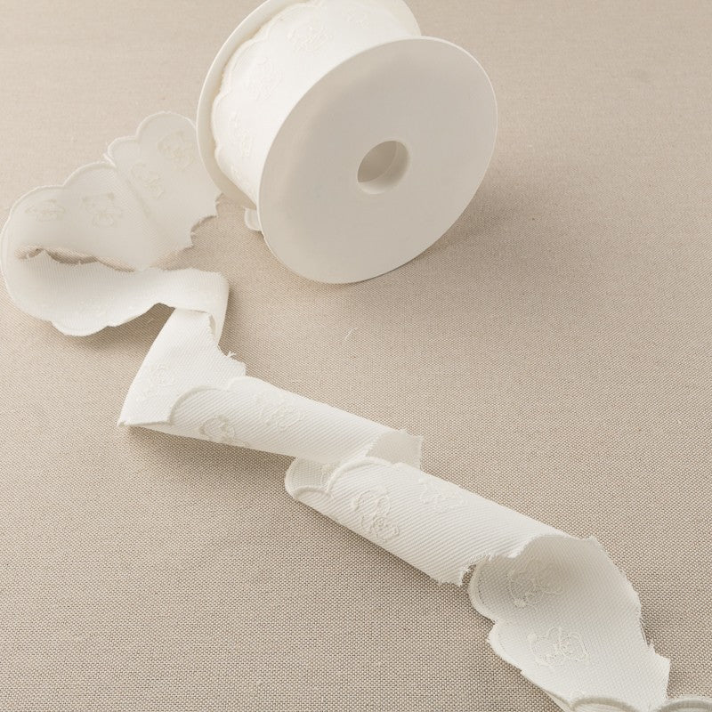 Tira de Piqué Beige 6,5cm - Ribes y Casals