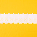 Tira de Piqué Blanco Amarillo 6,5cm - Ribes y Casals