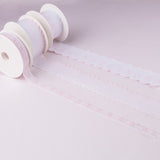 Tira de Piqué Blanco Rosa 6,5cm - Ribes y Casals