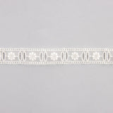 Tira de Gasa Bordada beige 2cm BO,183 - Ribes y Casals