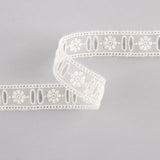 Tira de Gasa Bordada beige 2cm BO,183 - Ribes y Casals