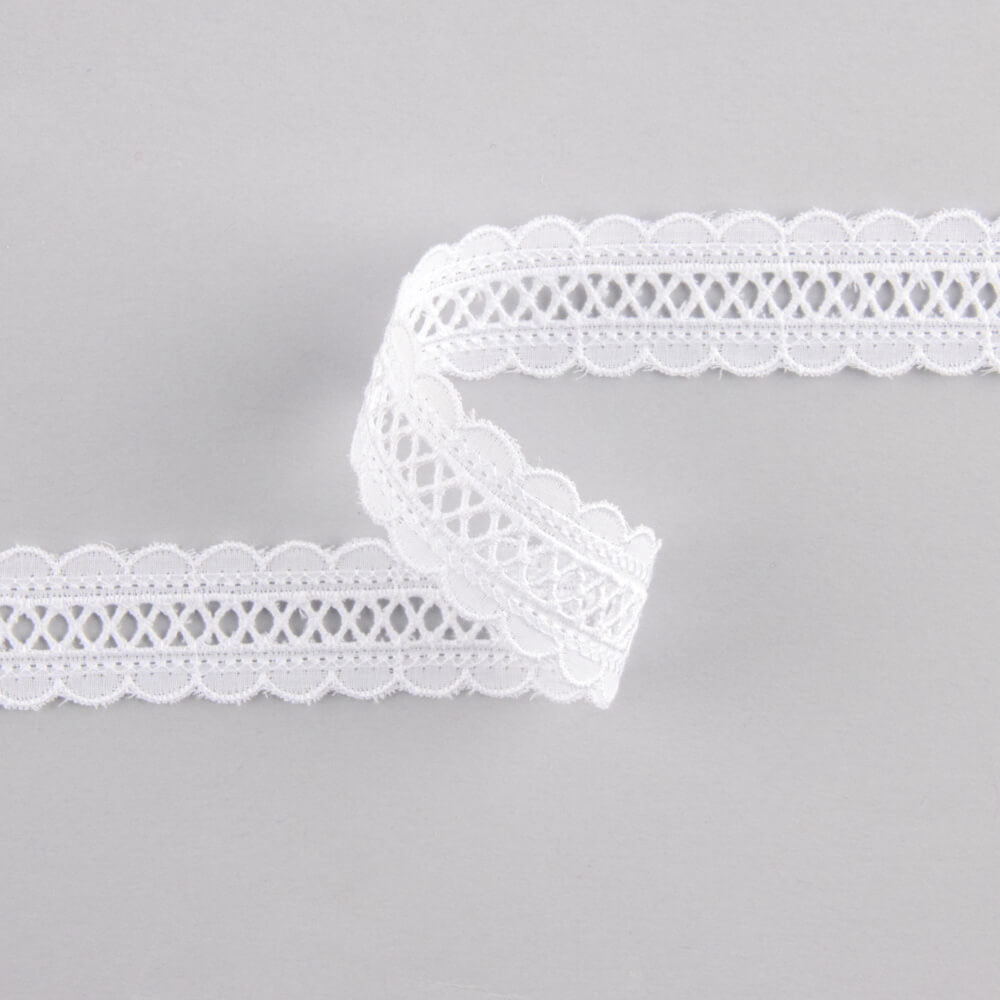 Tira Bordada Algodón 2 cm - Ribes y Casals