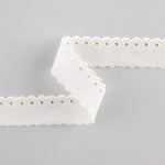 Cinta bordada algodón 2,5cm - Ribes y Casals