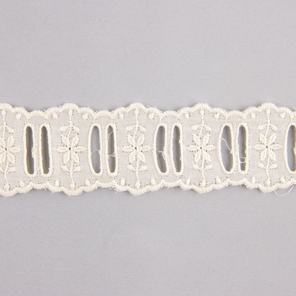 Tira de Batista Beige 4cm - Ribes y Casals