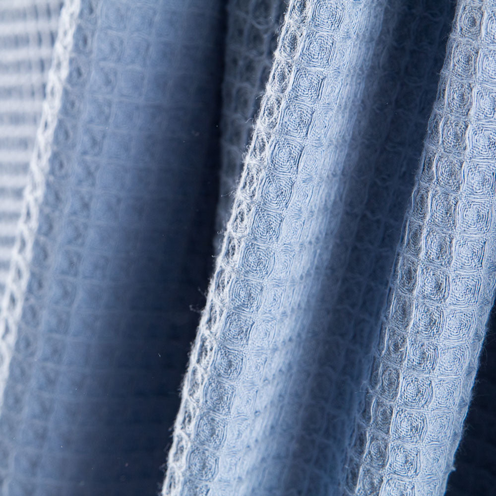 Piqué Waffle Azul Denim - Ribes y Casals