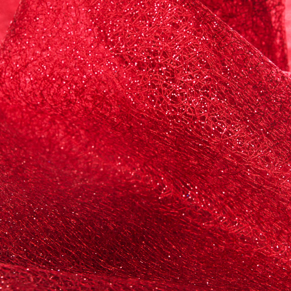 Retal Tul Araña Rojo 185x150 cm - Ribes y Casals