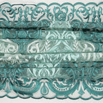 Tul Bordado Degradé Verde - Ribes y Casals