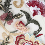 Tul Bordado Floral Nude - Ribes y Casals