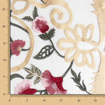 Tul Bordado Floral Nude - Ribes y Casals