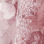 Tul Bordado Flores Malva - Ribes y Casals