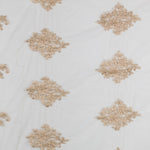 Tul Bordado Rebrodé Beige - Ribes y Casals
