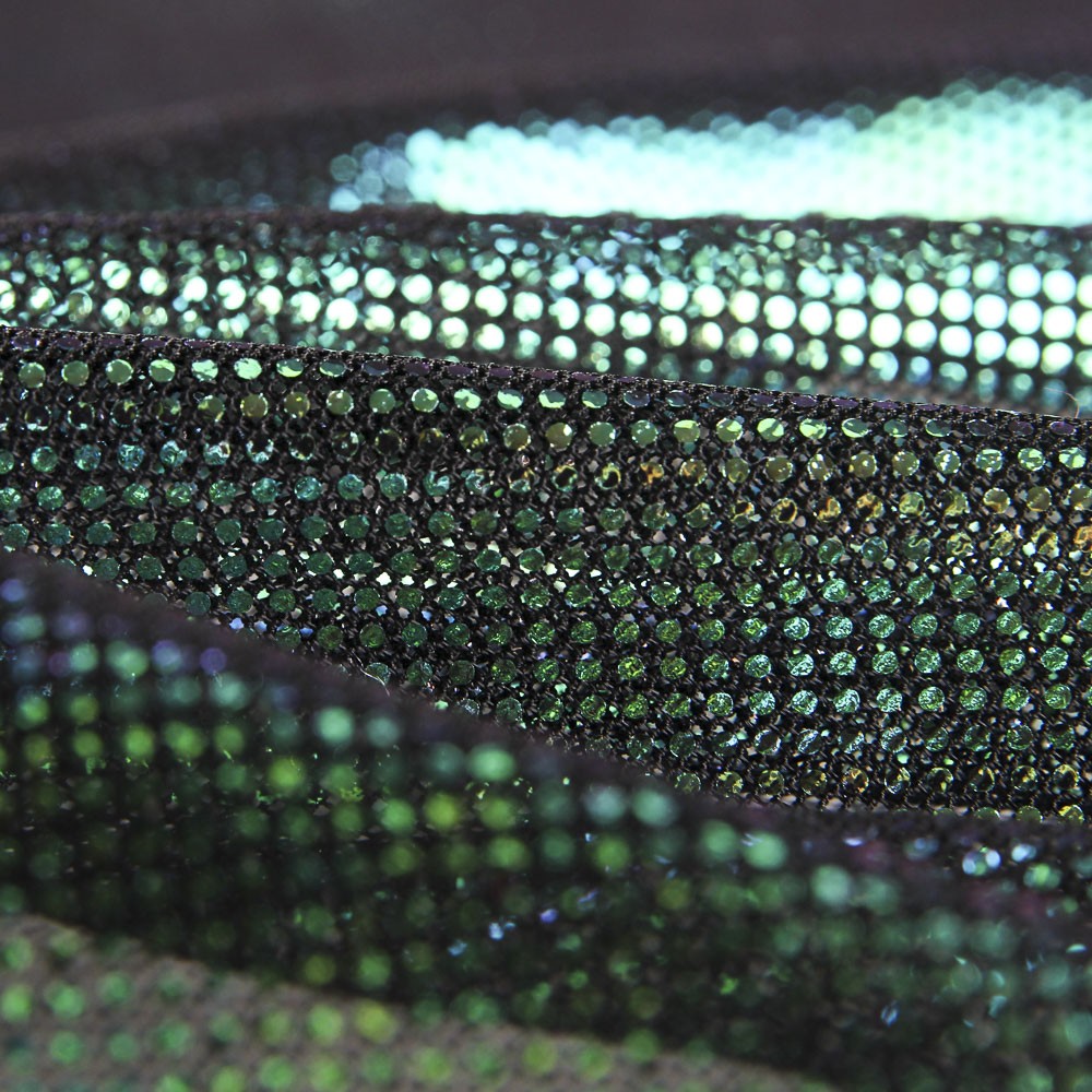 Tul Elástico Holograph Negro - Ribes y Casals