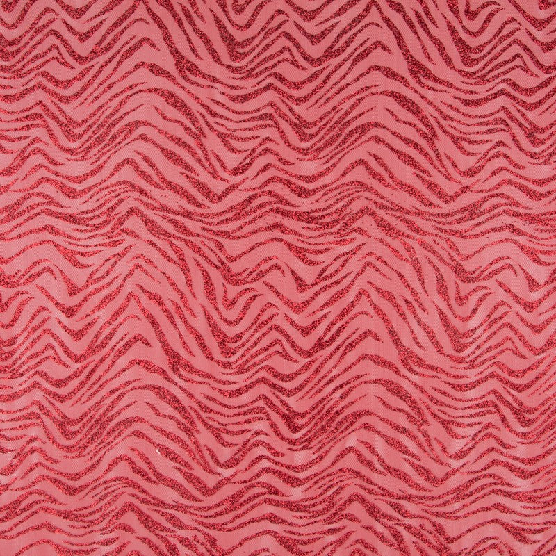 Tul Elástico Salvaje Rojo - Ribes y Casals