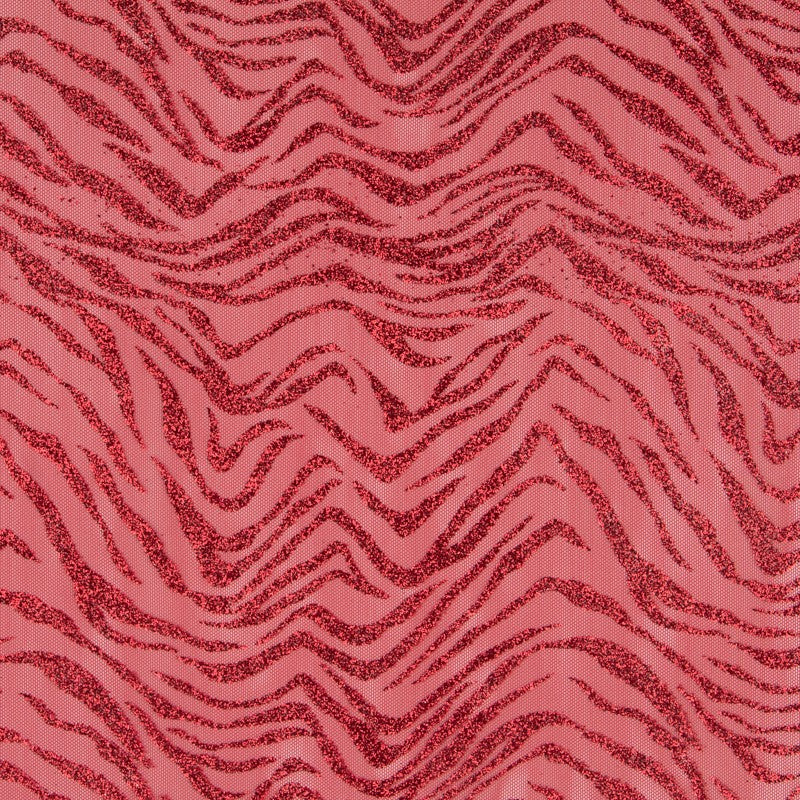 Tul Elástico Salvaje Rojo - Ribes y Casals